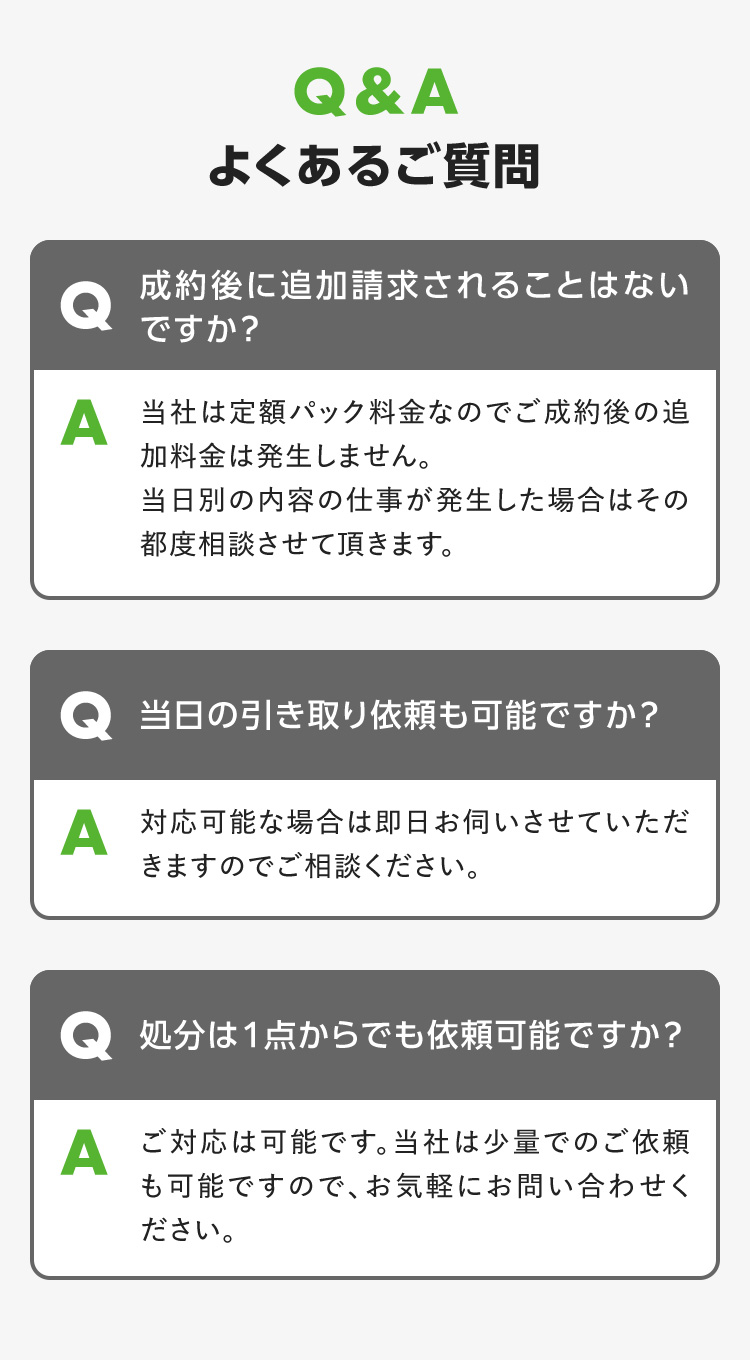 Q&A よくあるご質問